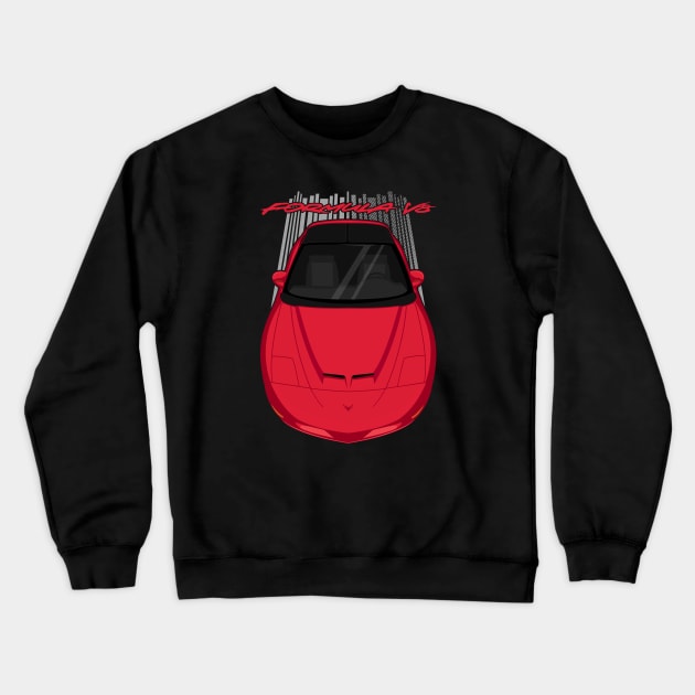 Pontiac Firebird Formula 4thgen 1993-1997 - Red Crewneck Sweatshirt by V8social